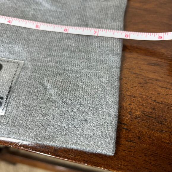Zara heather gray GOOD LIFE CHOICES Beanie size M baddie college mininals - Picture 8 of 11